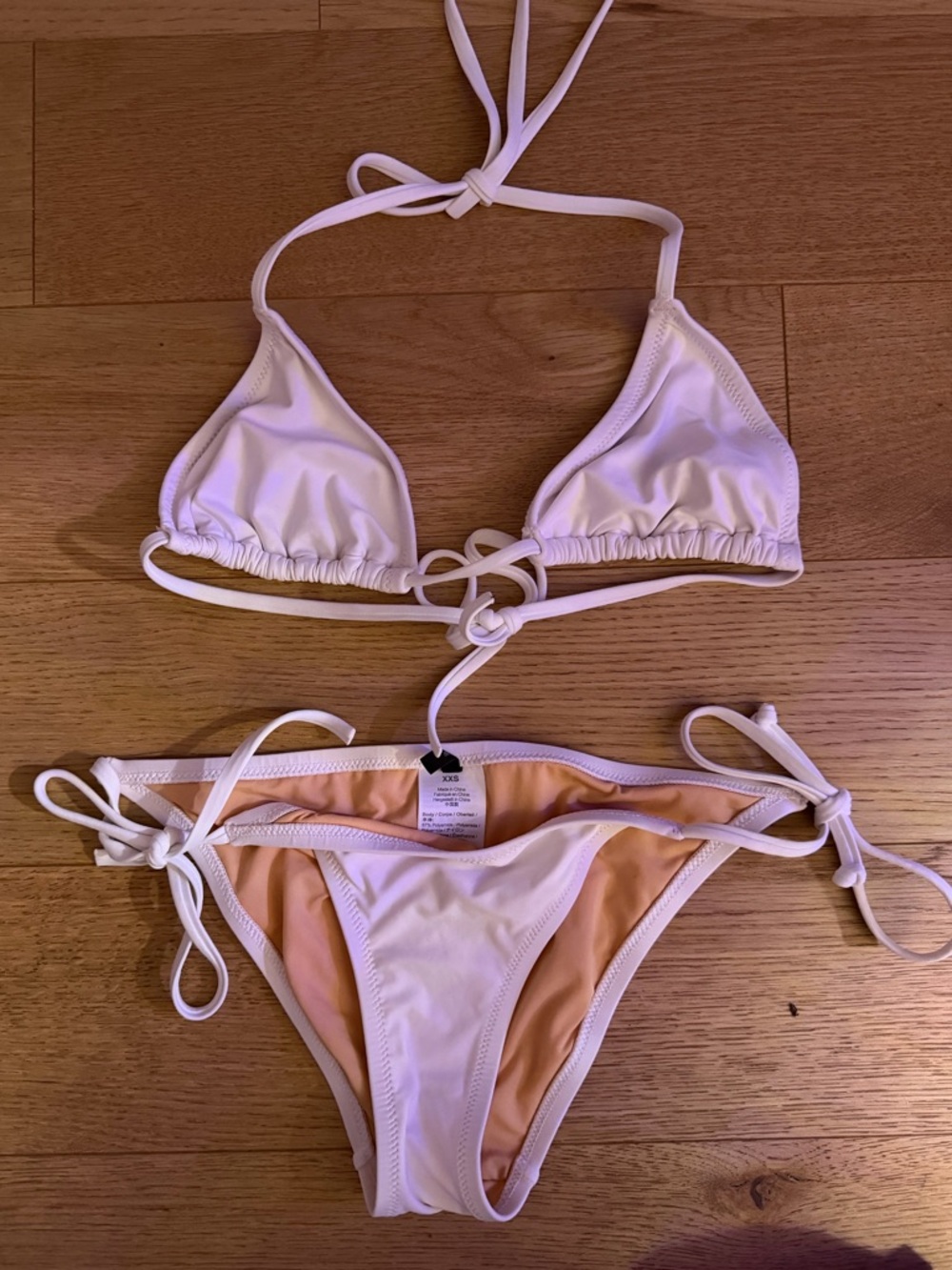 J. Crew Classic White Bikini Set XXS